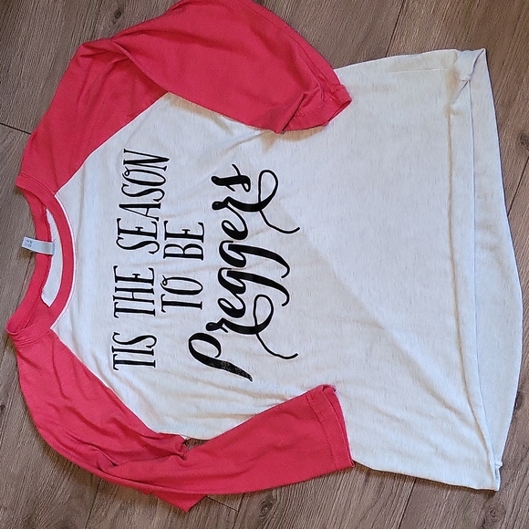 Next Level Apparel Tops - Maternity Christmas